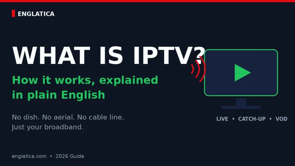 What is IPTV explained: live TV over broadband in plain English